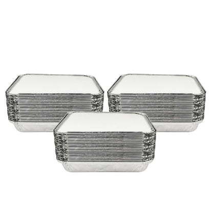 Claret Aluminium Food Container | 3 Compartment | 820 ml