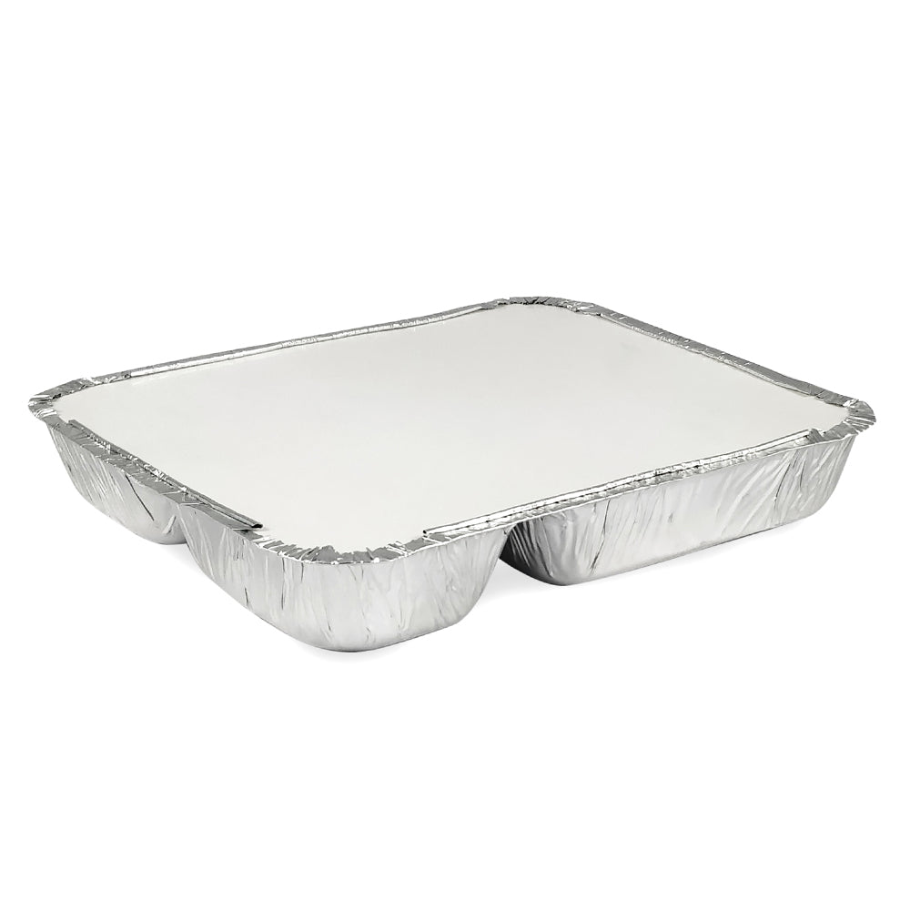 Claret Aluminium Food Container | 4 Premium Compartment | 1200 ml