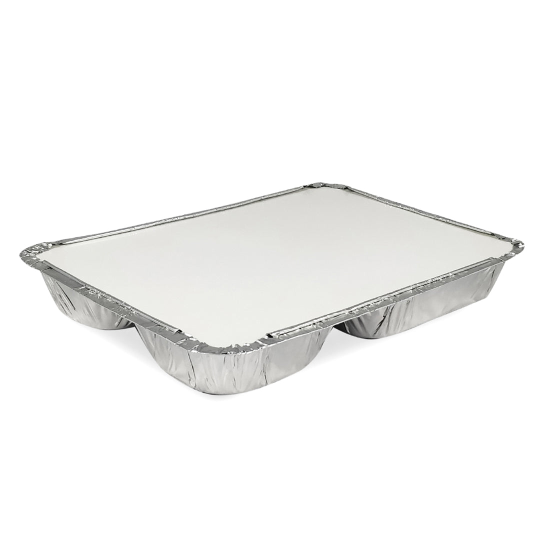 Claret Aluminium Food Container | 4 Regular Compartment | 700 ml