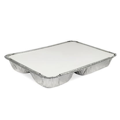 Claret Aluminium Food Container | 4 Regular Compartment | 700 ml