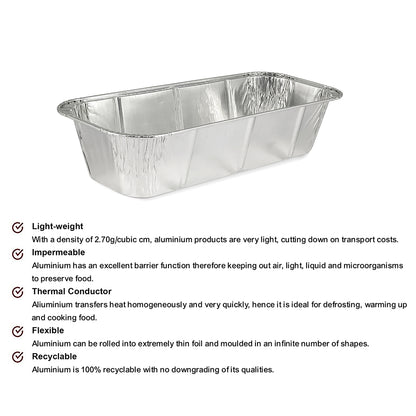 Claret Aluminium Food Container | 520 ml