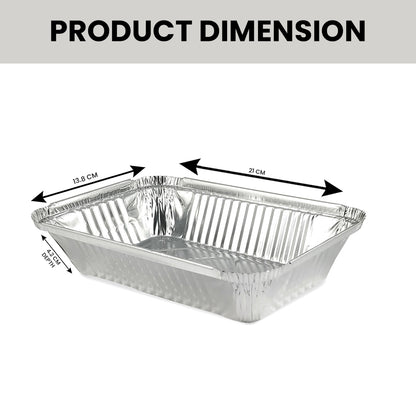 Claret Aluminium Food Container | 750 ml