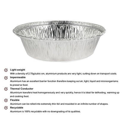 Claret Aluminium Food Container 7 Inch Bakery | 800 ml