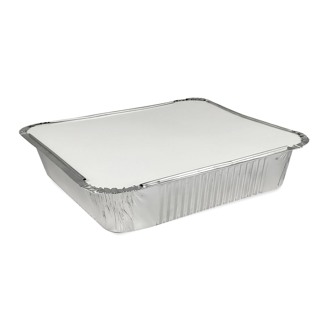 Claret Aluminium Food Container 9x9 Deep | 2100 ml