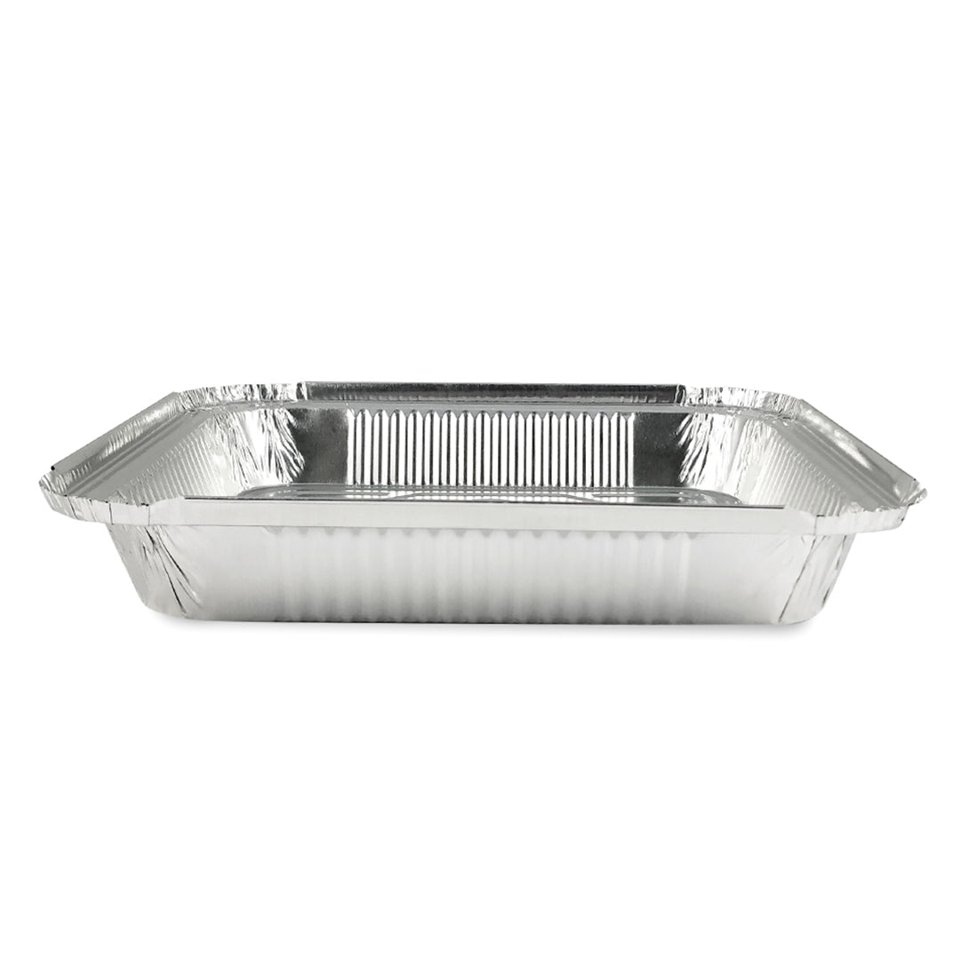 Claret Aluminium Food Container 9x9 Shallow | 1500 ml