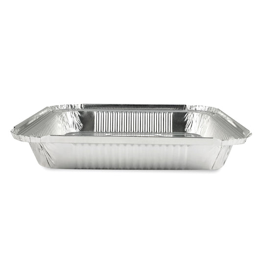 Claret Aluminium Food Container 9x9 Shallow | 1500 ml