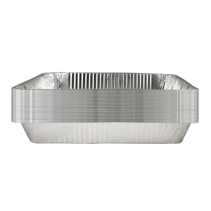 Claret Aluminium Food Container Full Deep With Lid | 9000 ml