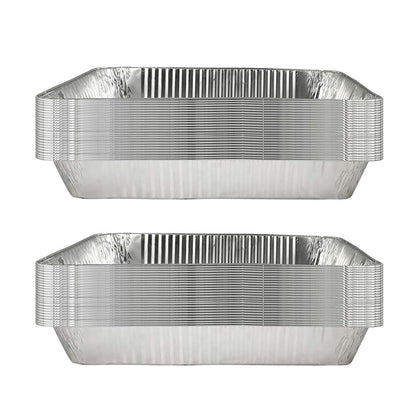 Claret Aluminium Food Container Full Deep With Lid | 9000 ml