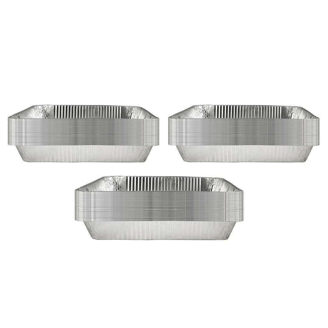 Claret Aluminium Food Container Full Deep With Lid | 9000 ml