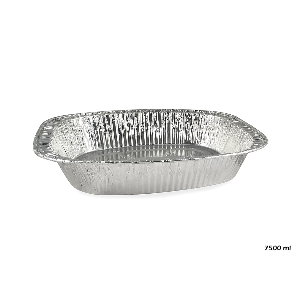 Claret Aluminium Food Container Oval Roaster | 7500 ml