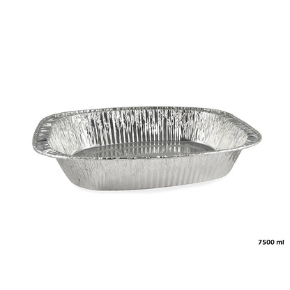 Claret Aluminium Food Container Oval Roaster | 7500 ml