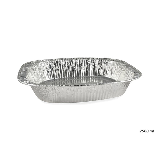 Claret Aluminium Food Container Oval Roaster | 7500 ml