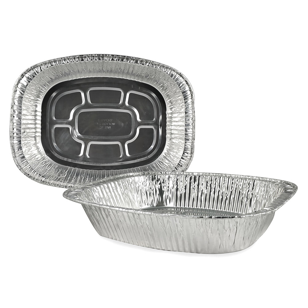 Claret Aluminium Food Container Oval Roaster | 7500 ml