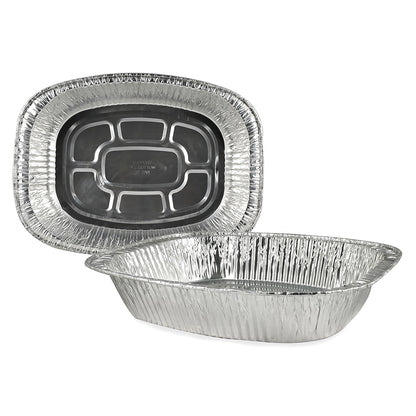 Claret Aluminium Food Container Oval Roaster | 7500 ml