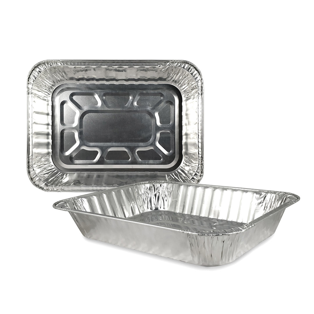 Claret Aluminium Food Container Rectangular Roaster | 6500 ml