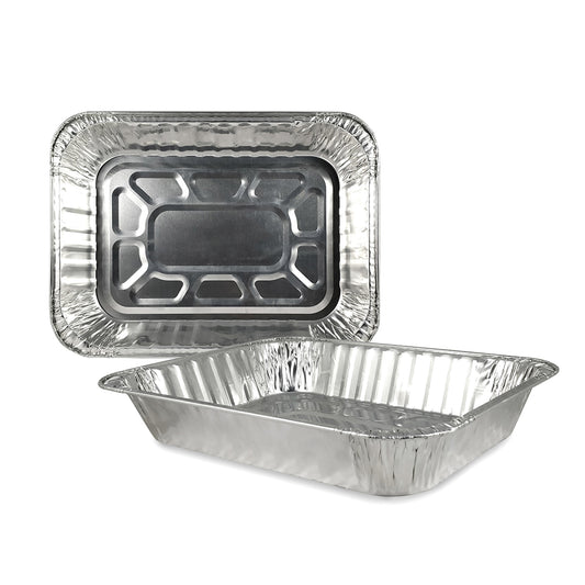 Claret Aluminium Food Container Rectangular Roaster | 6500 ml