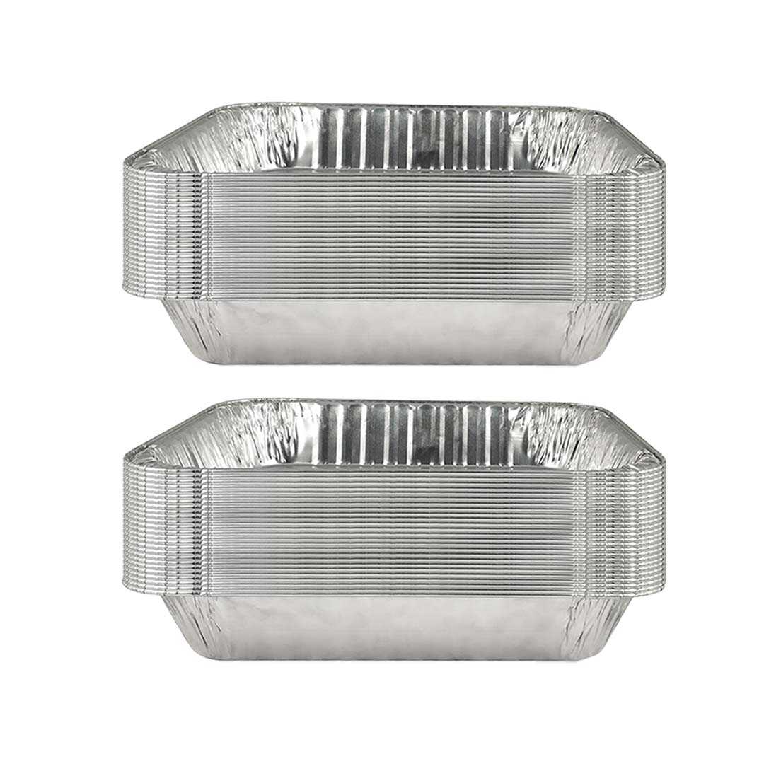 Claret Aluminium Food Container Rectangular Roaster | 6500 ml