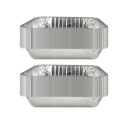 Claret Aluminium Food Container Rectangular Roaster | 6500 ml