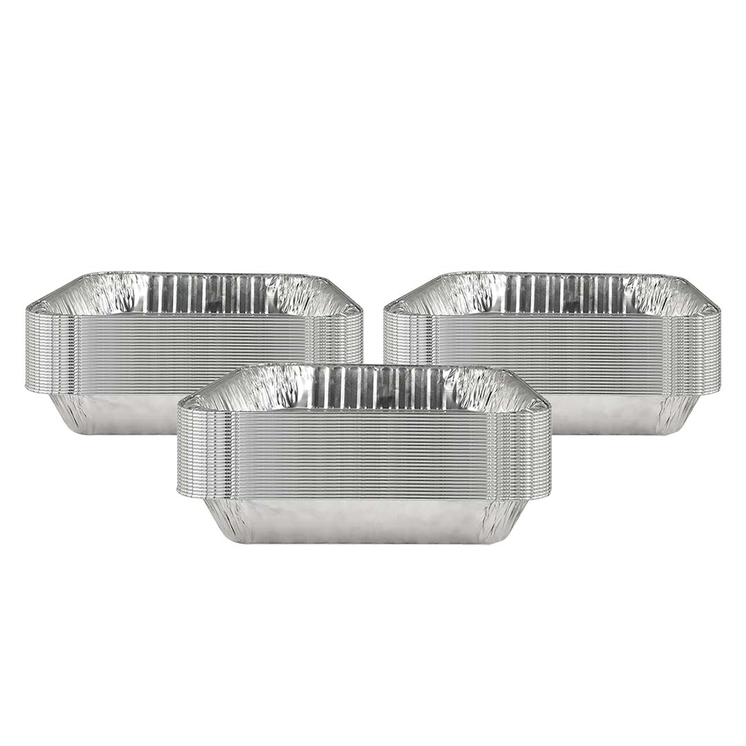 Claret Aluminium Food Container Rectangular Roaster | 6500 ml