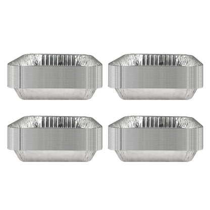 Claret Aluminium Food Container Rectangular Roaster | 6500 ml