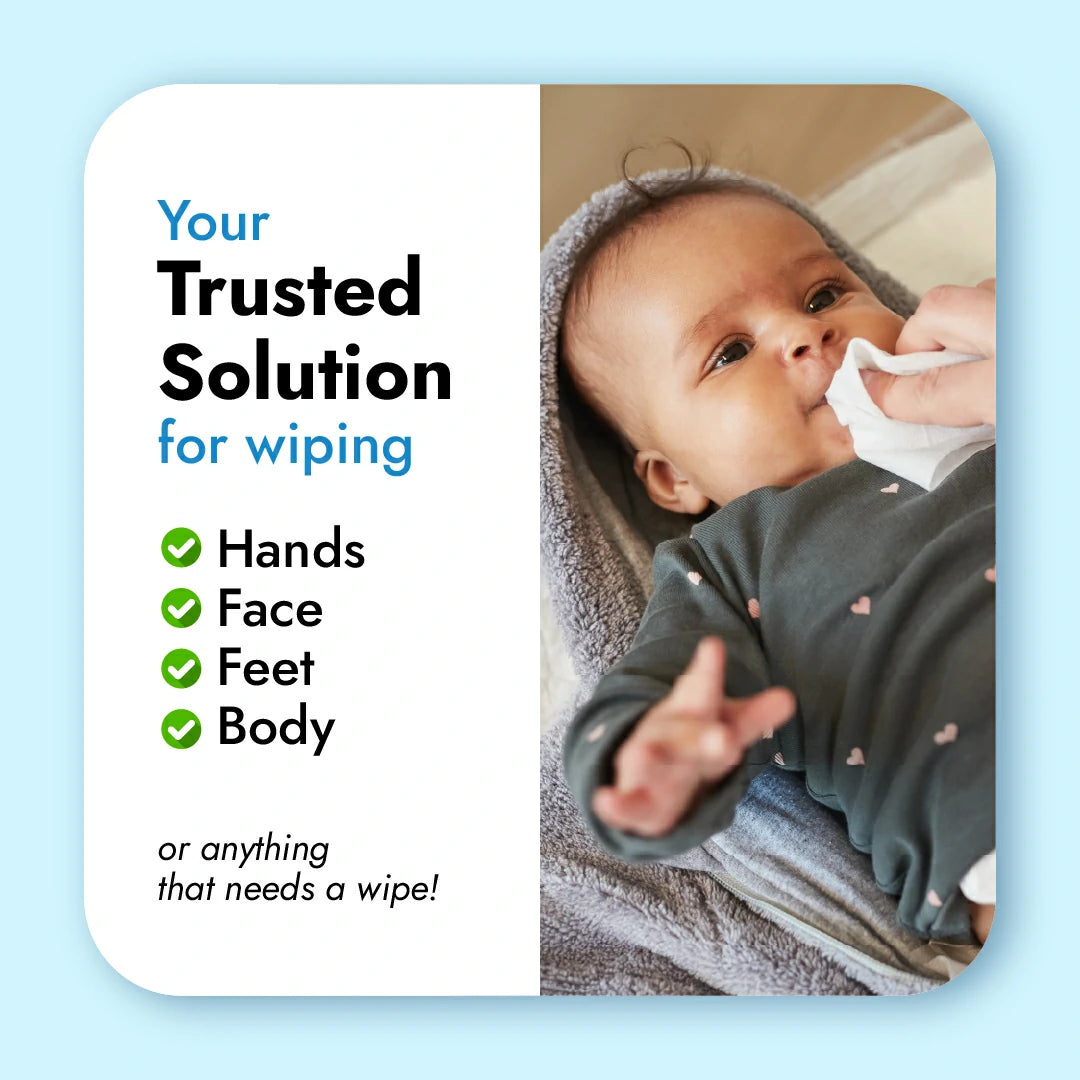 Claret Baby Wet Wipes 1 Ply