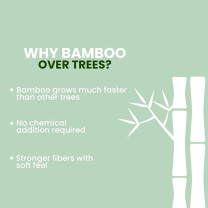 Claret Bamboo Single Toilet Roll 3 Ply 300 Pulls