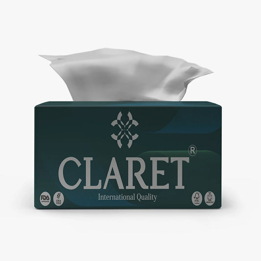 Claret Facial Tissue 2 Ply 200 Pulls (Assorted)
