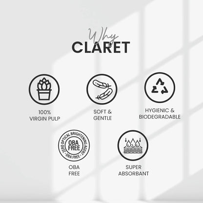 Claret Facial Tissue 2 Ply 200 Pulls (Assorted)