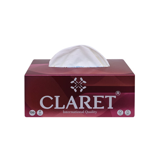 Claret Facial Tissue 2 Ply 200 Pulls (Assorted)