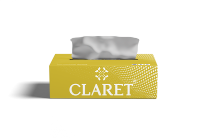 Claret Facial Tissue Single 2 Ply 100 Pulls (Assorted)