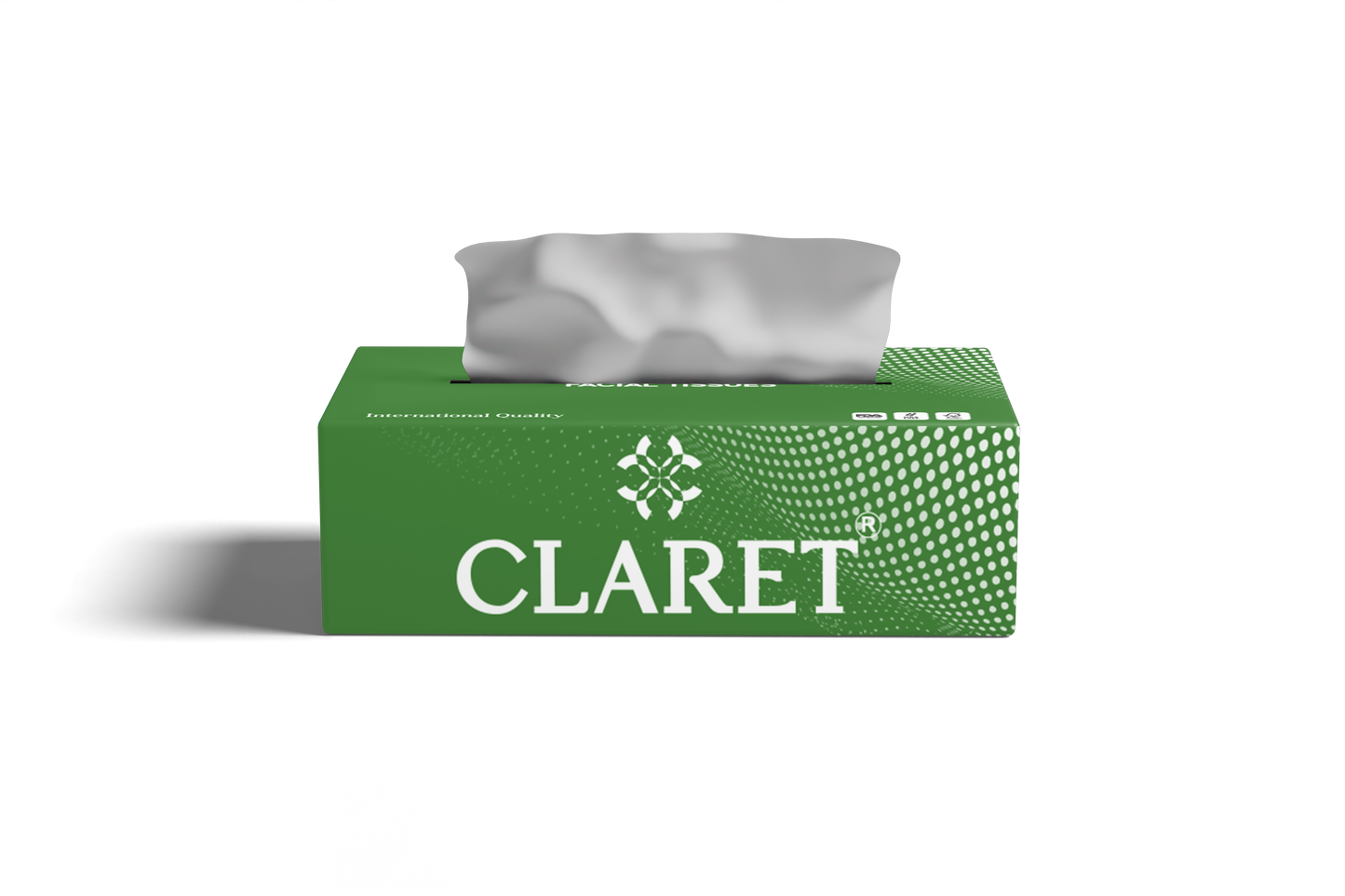 Claret Facial Tissue Single 2 Ply 100 Pulls (Assorted)
