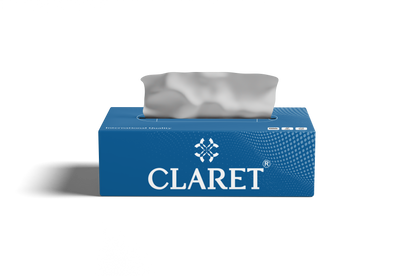 Claret Facial Tissue Single 2 Ply 100 Pulls (Assorted)
