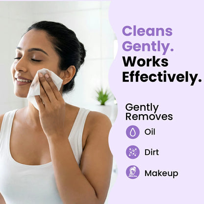 Claret Gentle Makeup Removal Wet Wipes | 25 Wipes
