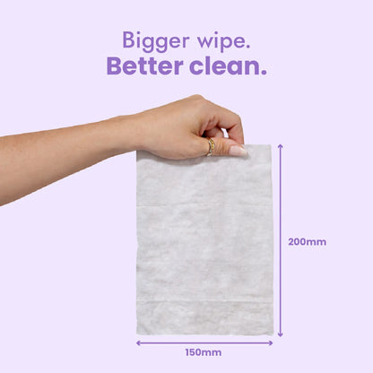 Claret Gentle Makeup Removal Wet Wipes | 25 Wipes
