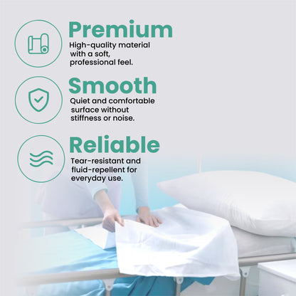 Claret Hygiene Tissue Bed Sheet Roll | 60cm