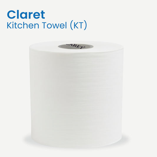 Claret Kitchen Hard Roll Towel (HRT) 1 Ply 170 Meter