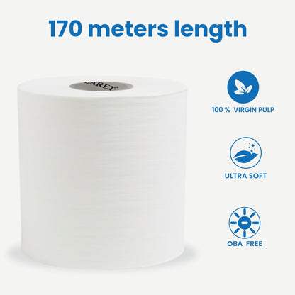 Claret Kitchen Hard Roll Towel (HRT) 1 Ply 170 Meter