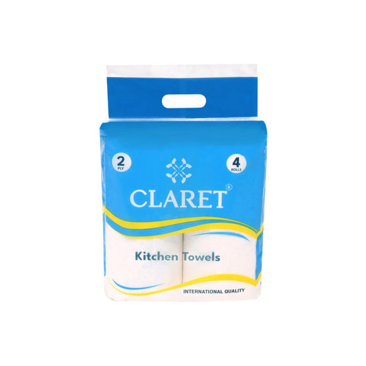 Claret Kitchen Towel 4 in 1 Combo 2 Ply 60 Pulls
