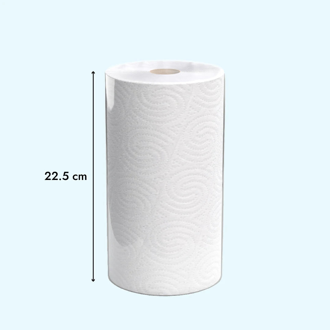 Claret Kitchen Towel 6 in 1 Combo 2 Ply (60 Pulls Per Roll, 360 Pulls)