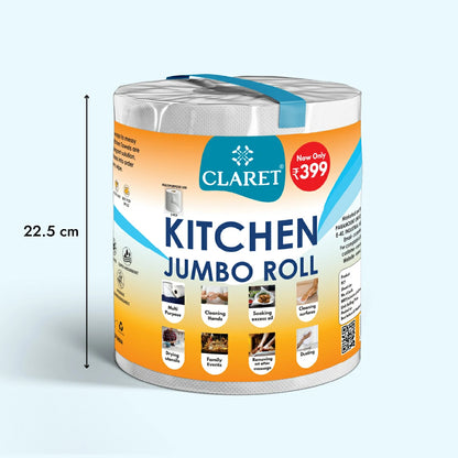 Claret Kitchen Towel Jumbo 2 Ply 300 Pulls