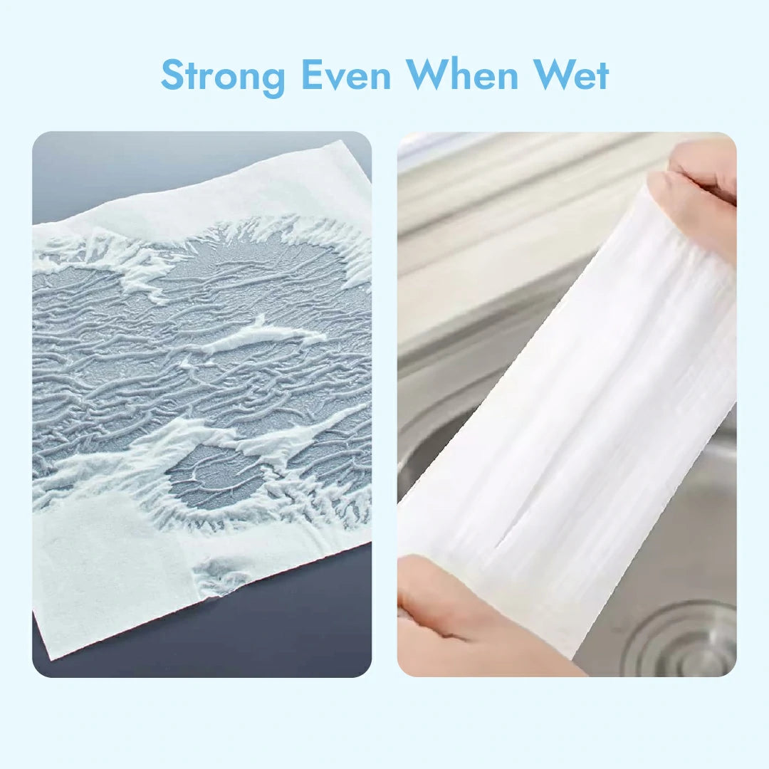 Claret Kitchen Towel 6 in 1 Combo 2 Ply (60 Pulls Per Roll, 360 Pulls)