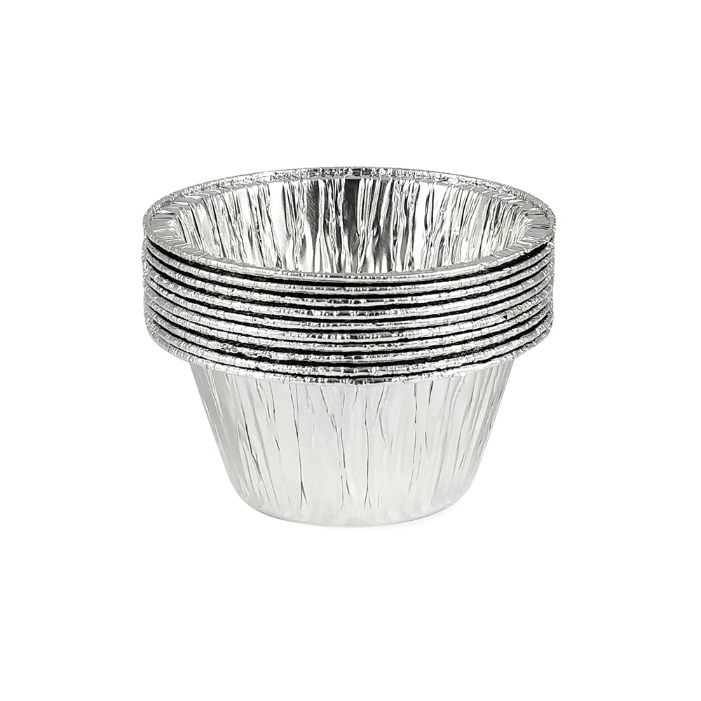Claret Muffin Cup Aluminium Container | 120 ml