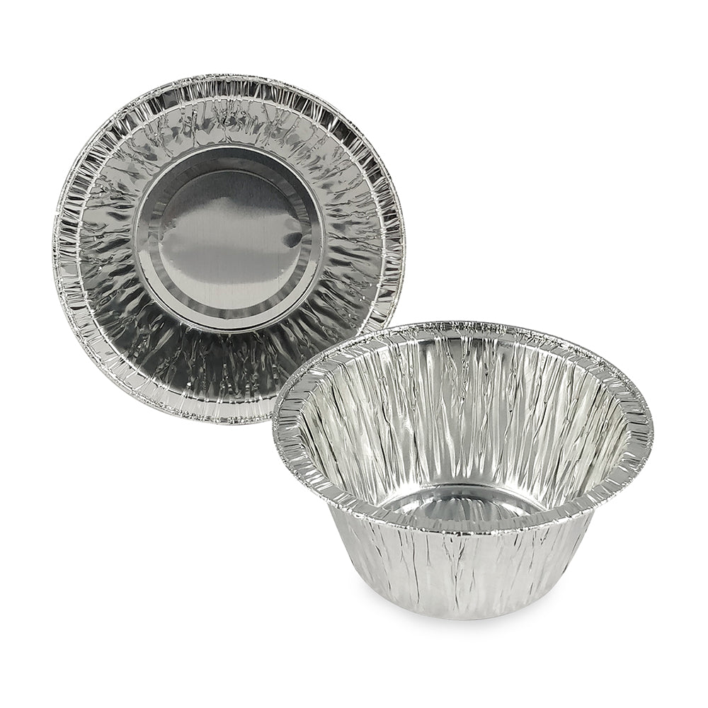 Claret Muffin Cup Aluminium Container | 120 ml