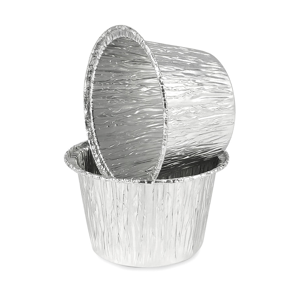 Claret Muffin Cup Aluminium Container | 75 ml