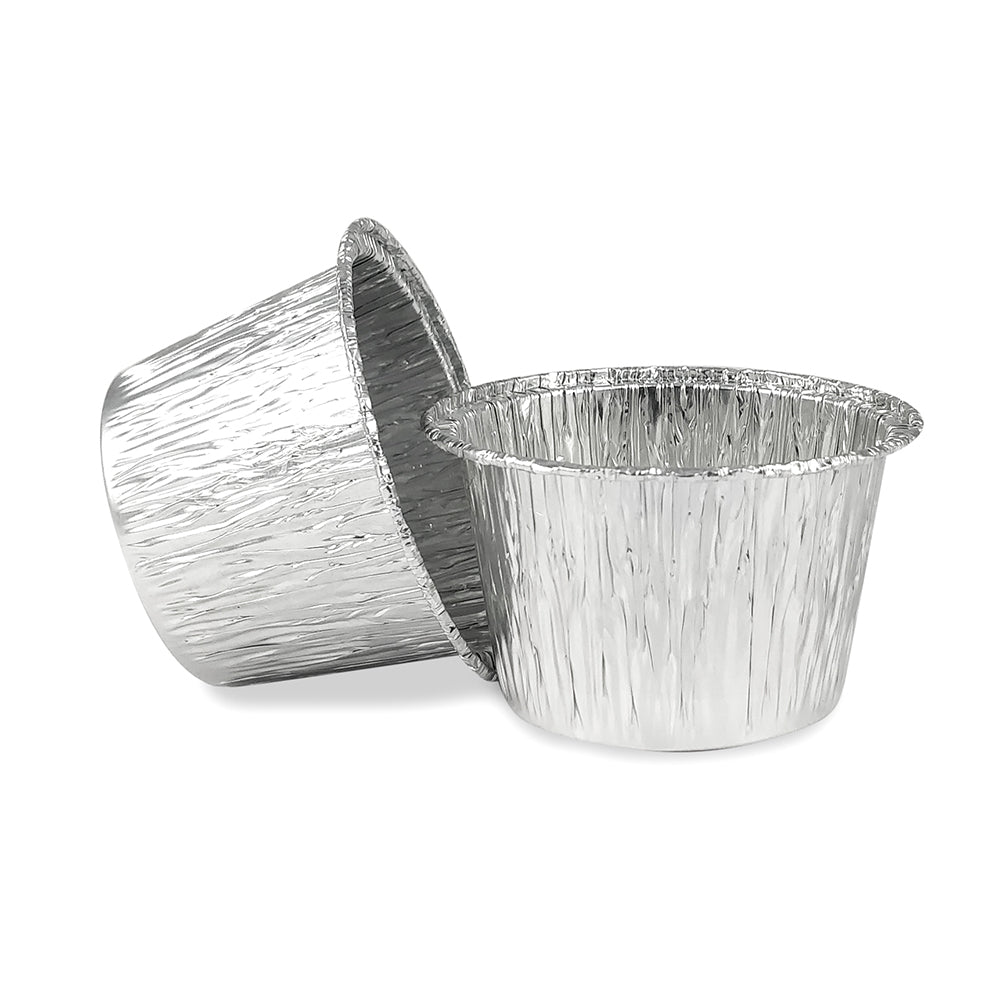 Claret Muffin Cup Aluminium Container | 75 ml