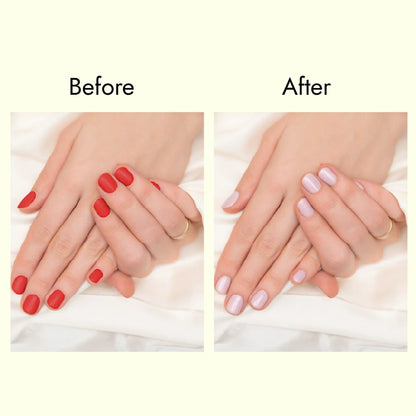 Claret Nail Polish Remover Wipes Combo | Lemon and Rose | 30 Wipes