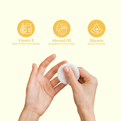 Claret Nail Polish Remover Wipes Combo | Lemon and Rose | 30 Wipes