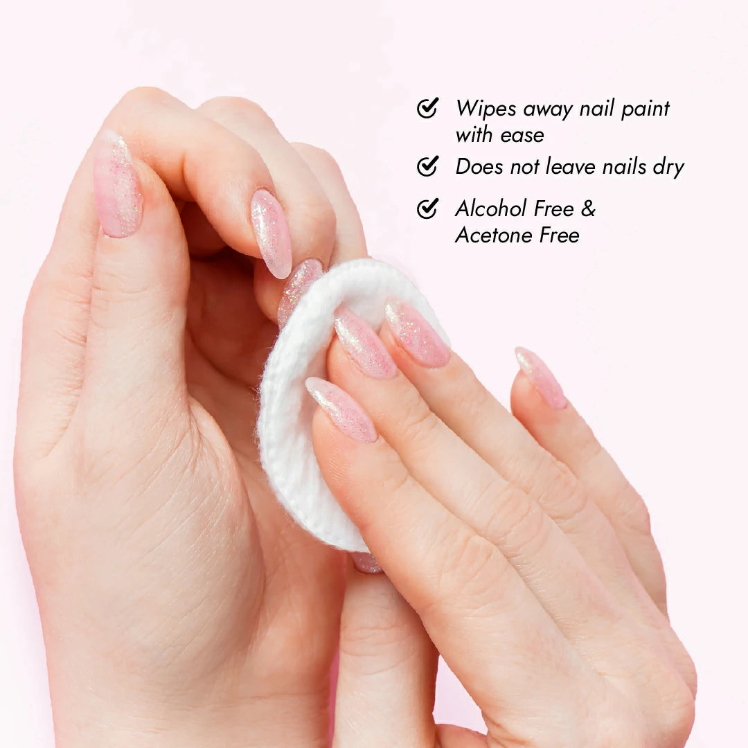 Claret Nail Polish Remover Wipes | Rose | 30 Wipes