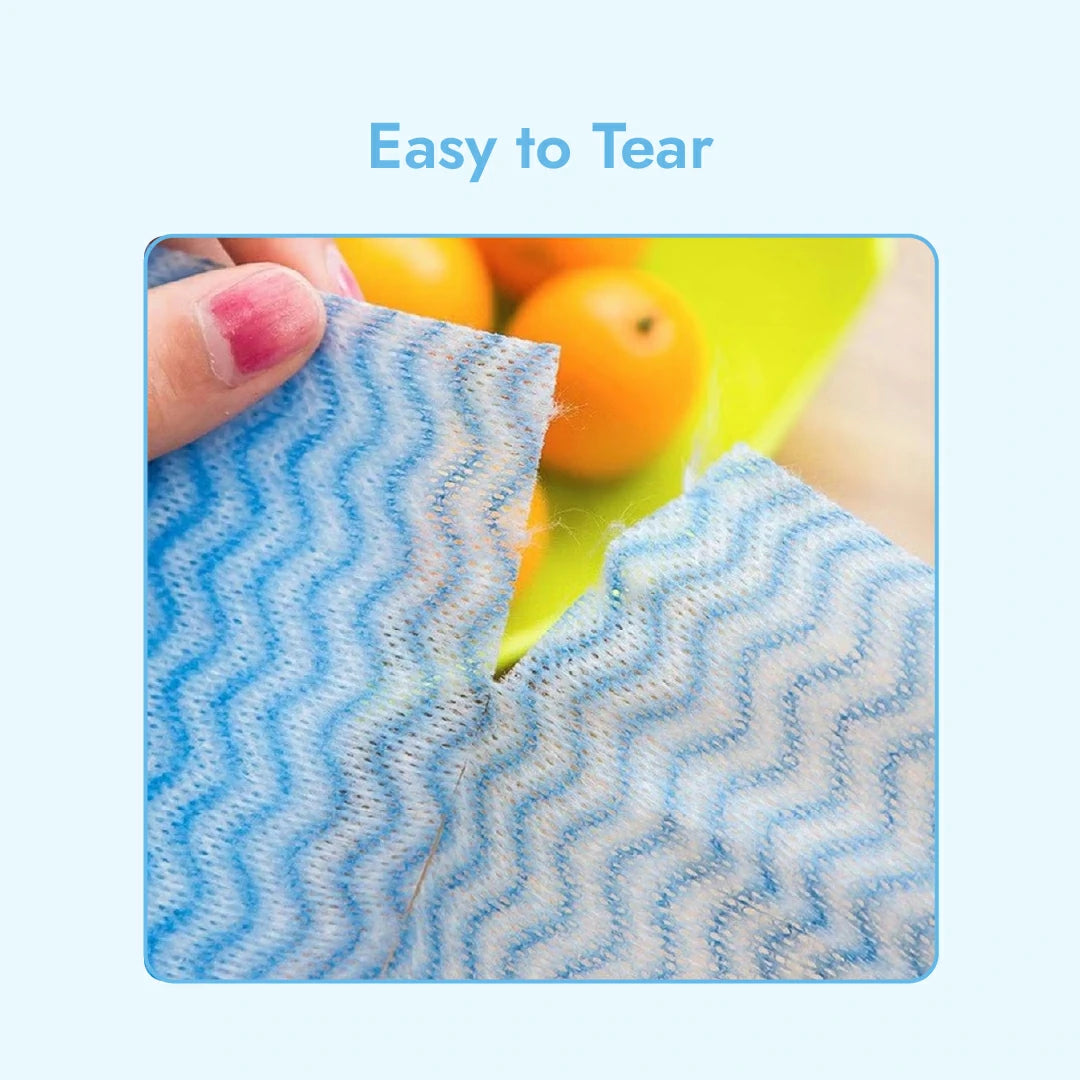 Claret Non-Woven Kitchen Towel 1 Ply 80 Pulls (Assorted)