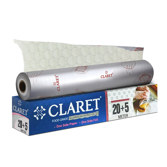 Claret Paper Foil Roll 20+5 Meter